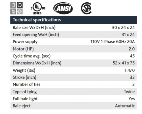 x10 technical specifications
