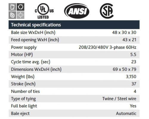x25 technical specifications