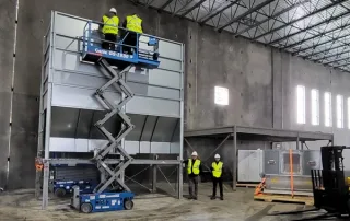 dust collector during install