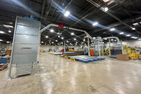 Warehouse dust collection system