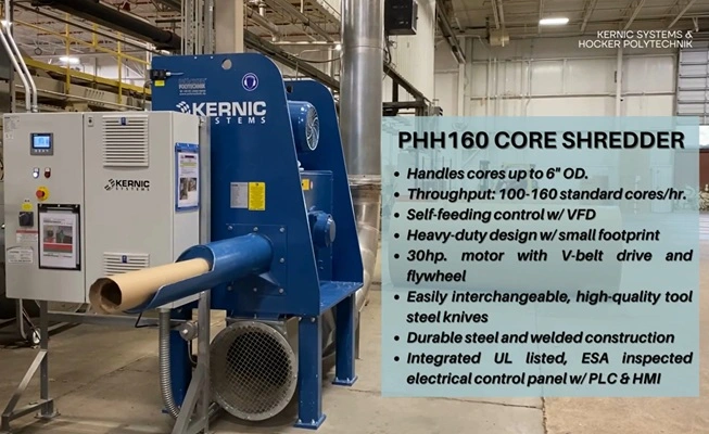phh 160 core shredder features