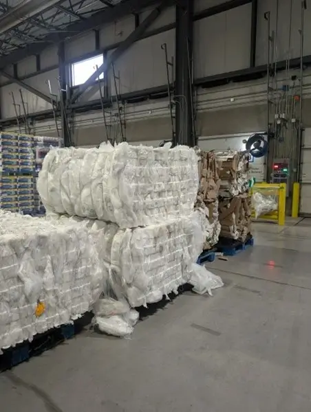 plastic-bales high efficiency dust briquetter
